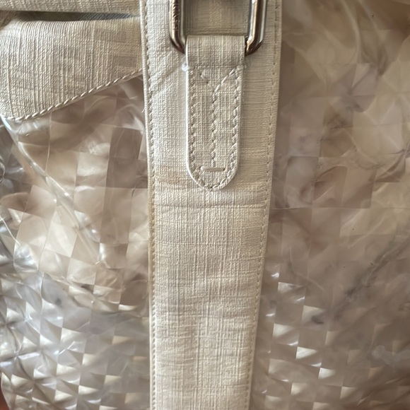 Fendi white pvc/leather bowler bag  Great condition - Picture 2 of 9